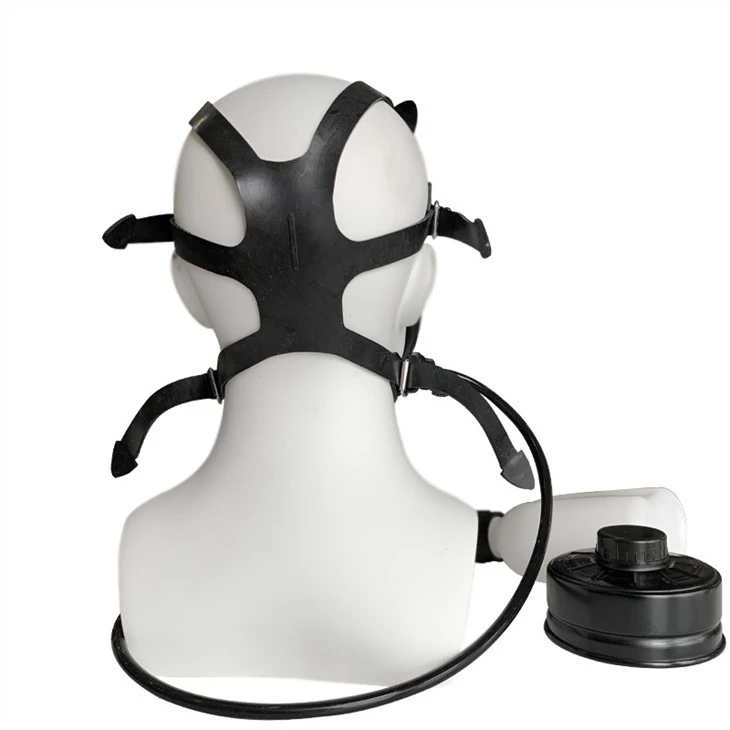 Gas Mask With CS Protection Filters And Canteen