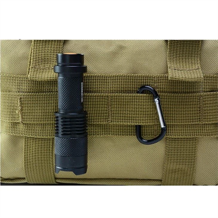 Khaki Tactical Camping Portable Large Capacity Backpack Tote Bag For Travelling